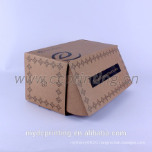 Kraft Cardboard Flat Shipping Corrugated Packaging Shoe Box for Sale